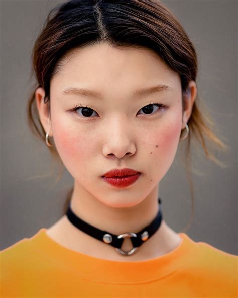 korean model interesting faces model face portrait