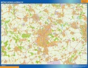 Mapa Monchengladbach en Alemania gigante | Mapas para América de pared ...