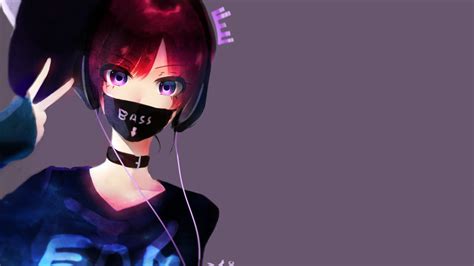Anime Wearing Mask Wallpapers Wallpaper Cave