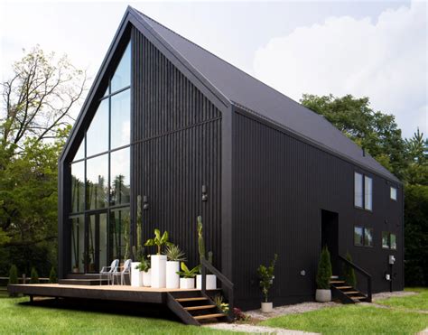 Contemporary Scandinavian Black House Scandinavian In Ferndale Modern