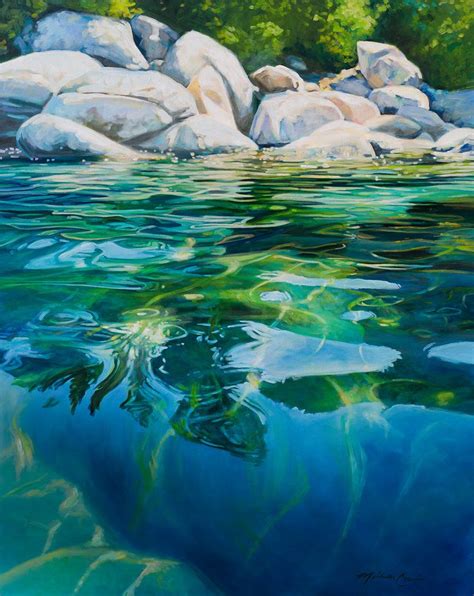 Michelle Courier Acrylics — Westward Gallery Water Art Water