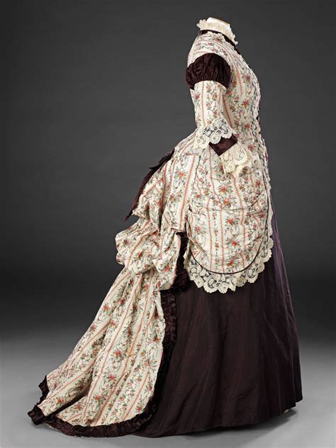 Dress Late 1870′s From The John Bright Historic Costume Collection