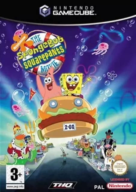 The Spongebob Squarepants Movie Nintendo Gamecube Kids Action Video