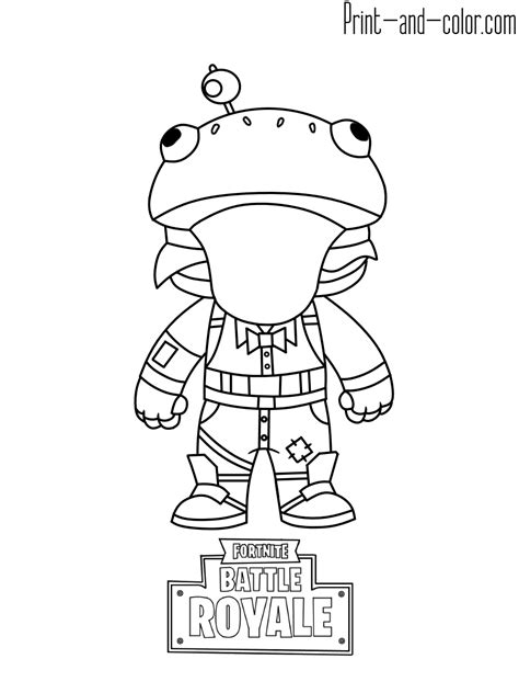 Fortnite Coloring Pages Print And