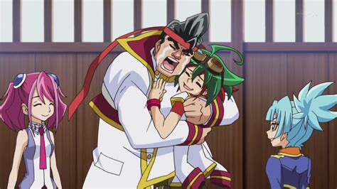 Image Gongenzaka Hugging Yuyapng Yu Gi Oh Arc V Wiki Fandom