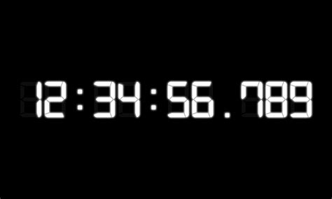 millisecond clock most accurate clock for tv apps 148apps