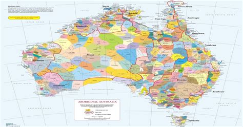 A Map Of The Aboriginal Tribes Of Australia Australia