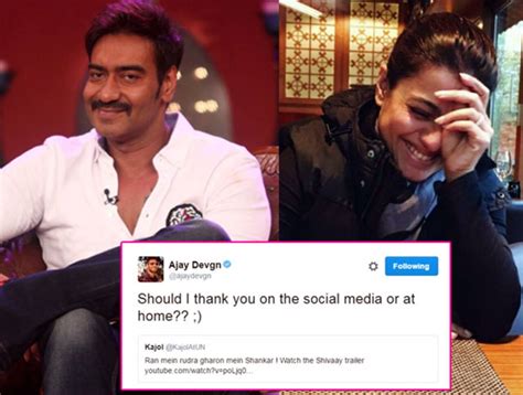 This Latest Tweet By Ajay Devgn For Wife Kajol Might Make The Actress