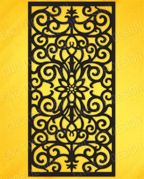 Panel Decorative Privacy Screen For Cnc Free Dxf File Downlads
