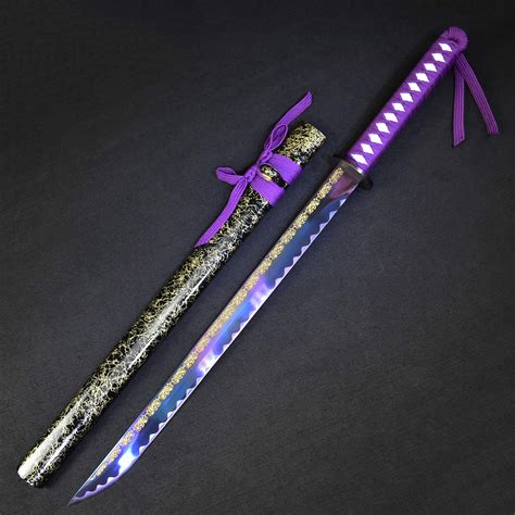 Yongli Sword Purple High Manganese Steel Blade Katana Japanese Samurai