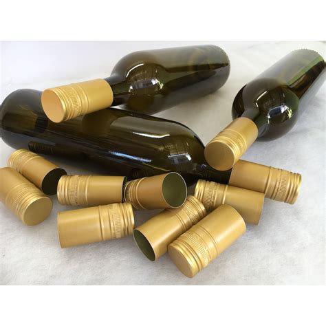 5pcs Wine Bottle Caps In Aluminum Caps And Plastic Caps With Pvc Seal