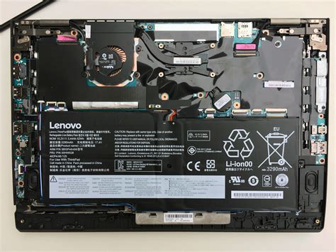 Inside Lenovo Thinkpad X1 Yoga Disassembly Internal Photos And