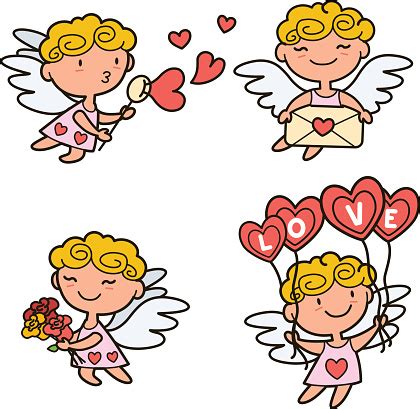 Maintenant que vous savez comment dessiner cupidon. Joli Dessin Animé De Cupidon Vecteurs libres de droits et ...