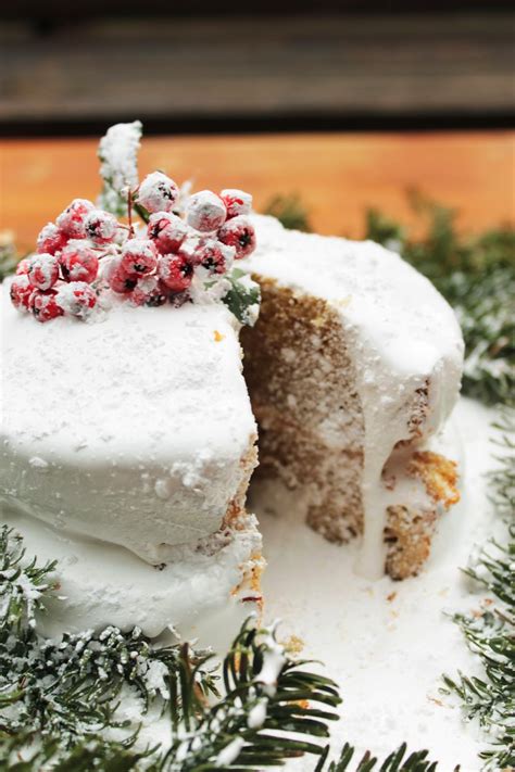 Food Nasty Christmas Melting Snow Cake