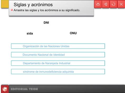 Siglas Y AcrÓnimos Recursos Interactivos Para Lengua De Primaria