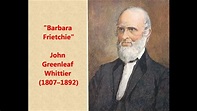 "Barbara Frietchie" John Greenleaf Whittier poem 1863 Stonewall Jackson ...