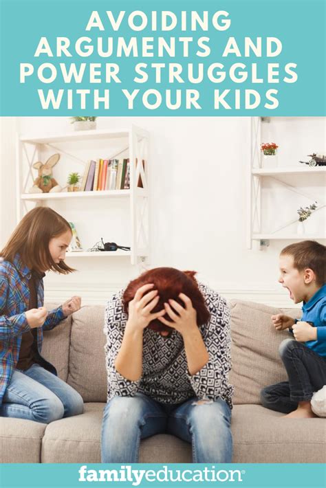 Avoiding Arguments And Power Struggles With Your Kids Stay At Home