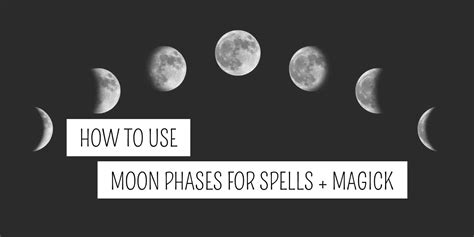 How To Use The Moon Phases For Spells And Magick Plentiful Earth