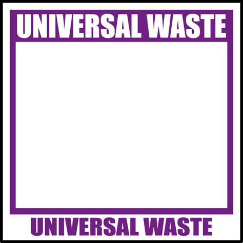 Free Printable Universal Waste Labels Printable Templates