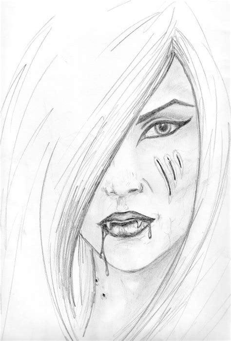 Female Vampire Drawings At Explore Collection