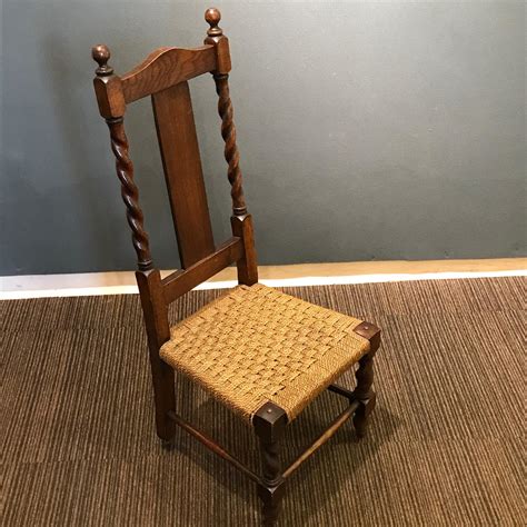 Maybe you would like to learn more about one of these? Oak High Back Childs Rush Chair - Antique Chairs ...