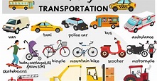 Modes of Transportation - 7 E S L