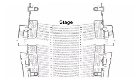 washington center for the performing arts seating chart