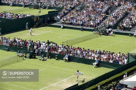 England London Wimbledon Matches On The Southern Courts Including