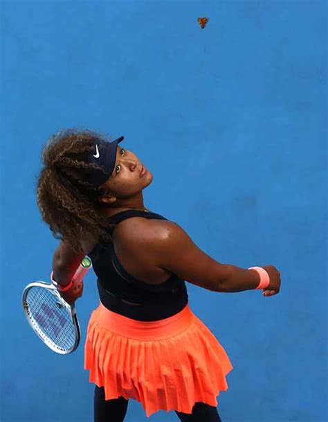 She was the first asian player. Look: Naomi Osaka's butterfly encounter at Austalian Open ...