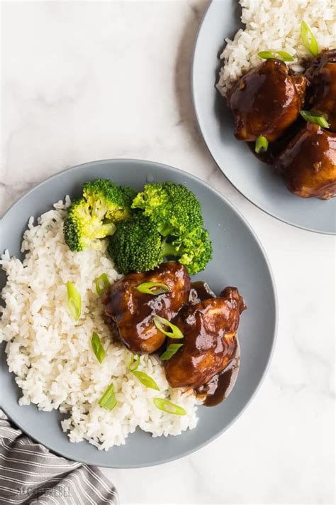 Honey Balsamic Crock Pot Chicken Thighs The Recipe Rebel