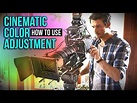 Cinematic Look Color Adjustment Effect Tools How To Use - YouTube