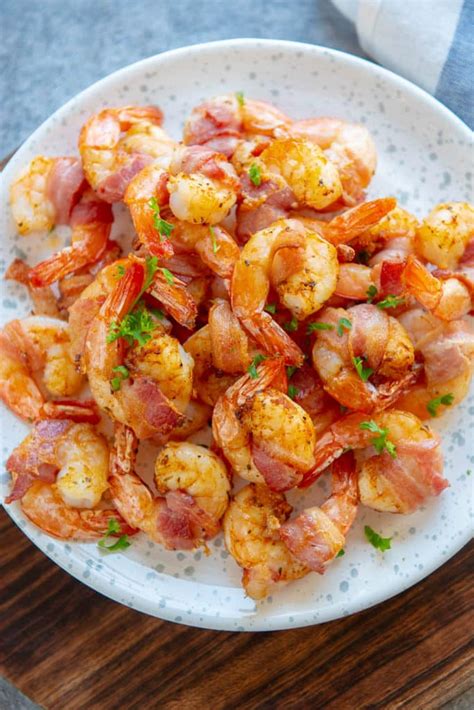 air bacon fryer shrimp wrapped recipes