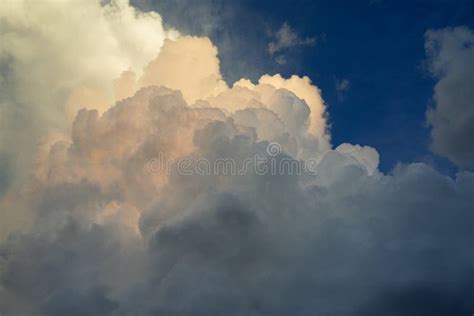 Big Fluffy Billowy Cumulus Clouds Stock Photo Image Of Weather