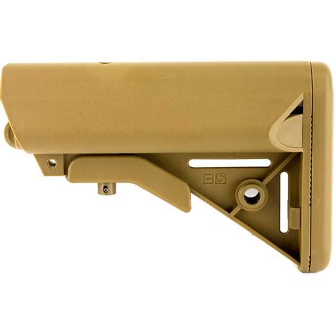B5 Systems Sopmod Stock With Quick Detach Mount Fits Ar 15 Rifle Coyote