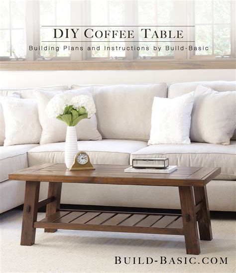 A mixture of contemporary and farmhouse, this diy coffee table can surely add a lot of character to any room! Build a DIY Coffee Table ‹ Build Basic