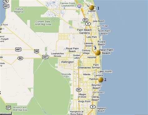 Map Of West Palm Beach Maping Resources