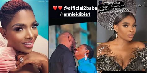 “my queen” 2face idibia gushes over annie shares video of them taking a stroll within their