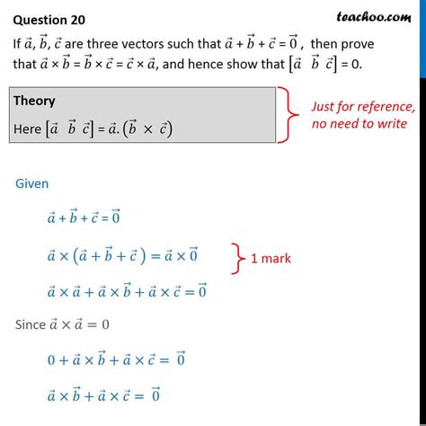 If A B C Are Three Vectors Such That A B C 0 Then Prove A X B