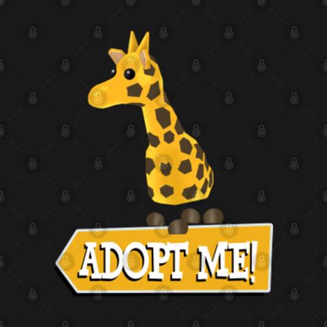 Adopt Me Roblox Giraffe Adopt Me Roblox T Shirt Teepublic