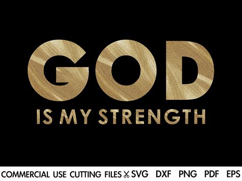 God Is My Strength Svg Jesus Svg The Lord Svg Christian Etsy