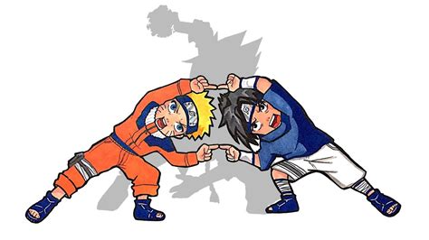 Anime Character Fusion Drawing 2 Naruto And Sasuke Fusion With Dragon