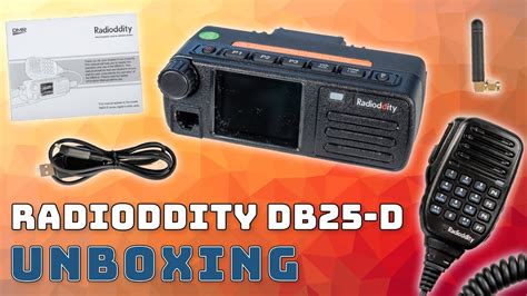 Radioddity Db25 D 📻 Unboxing And Lieferumfang 01 Youtube