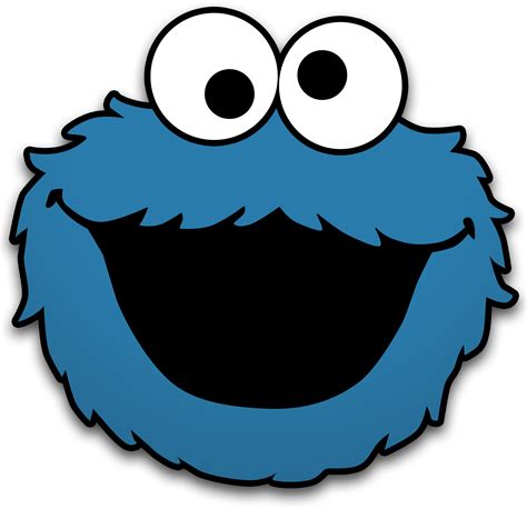 Printable Cookie Monster Face