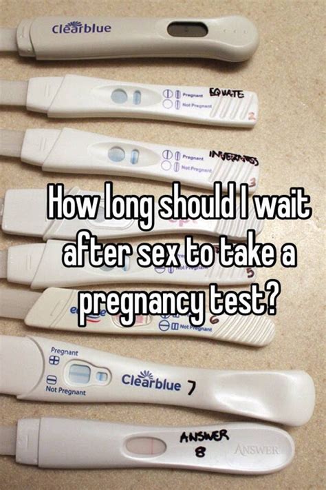 How Long After Pregnancy Can You Take A Test Pregnancywalls
