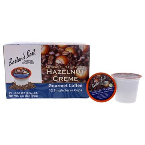 Bostons Best I0096741 Hazelnut Creme Gourmet Coffee 12 Cups 1 Fred