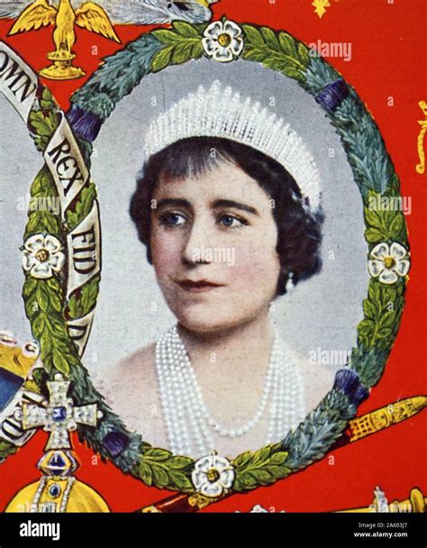 La reina Elizabeth consorte del Rey George VI de Inglaterra Fotografía de stock Alamy