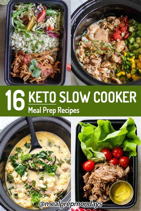 My idea of a crock pot meal is easy so you. 16 Keto Crock-Pot Recipes for Easy Low-Carb Meals - Meal Prep on Fleek™ #EasyLowCarbMeals | Slow ...