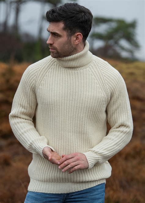 Submariner Rib Roll Neck Sweater R761 West End Knitwear