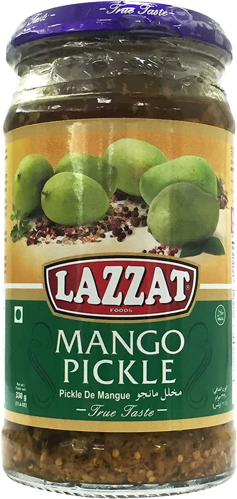 Lazzat Foods Mango Pickle 330g Uk Grocery