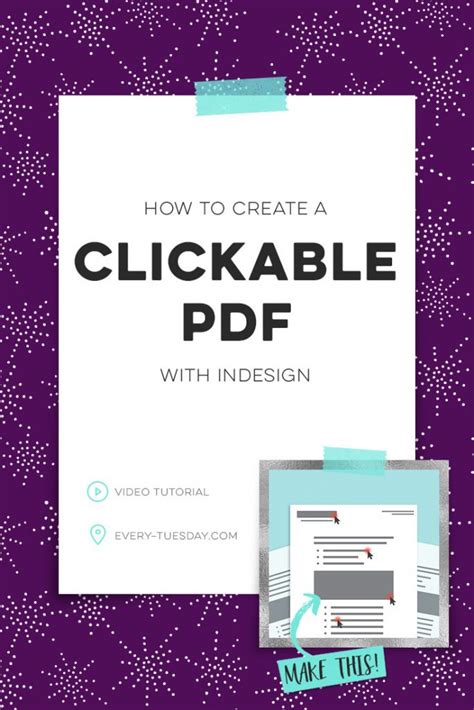 In this example, i am using 8 pages, with the cover located on the. How to Create a Clickable PDF with InDesign - Every-Tuesday